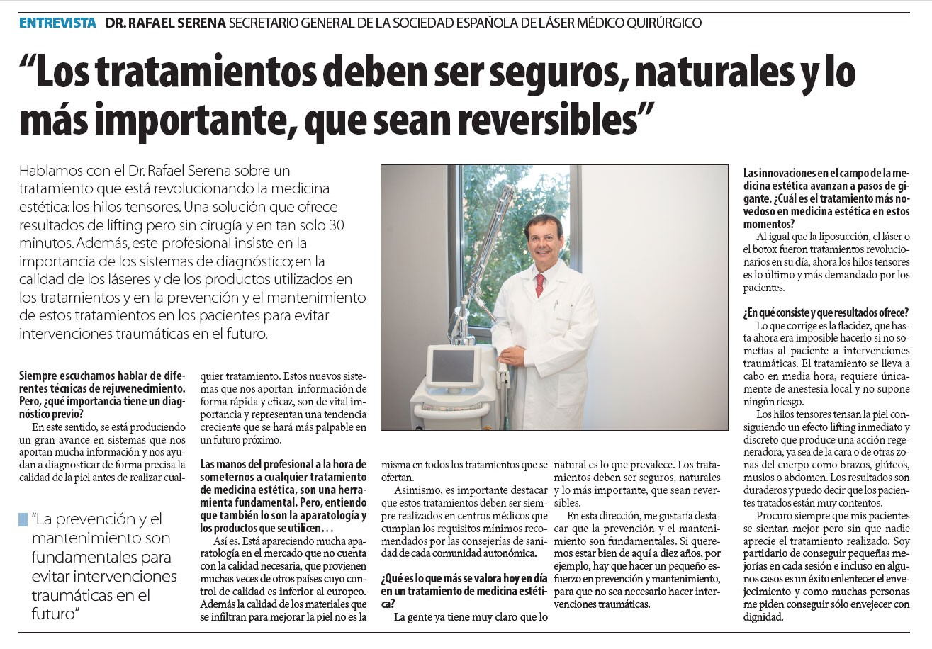 Los tratamientos deben ser seguros, naturales y lo más importante, que sean reversibles