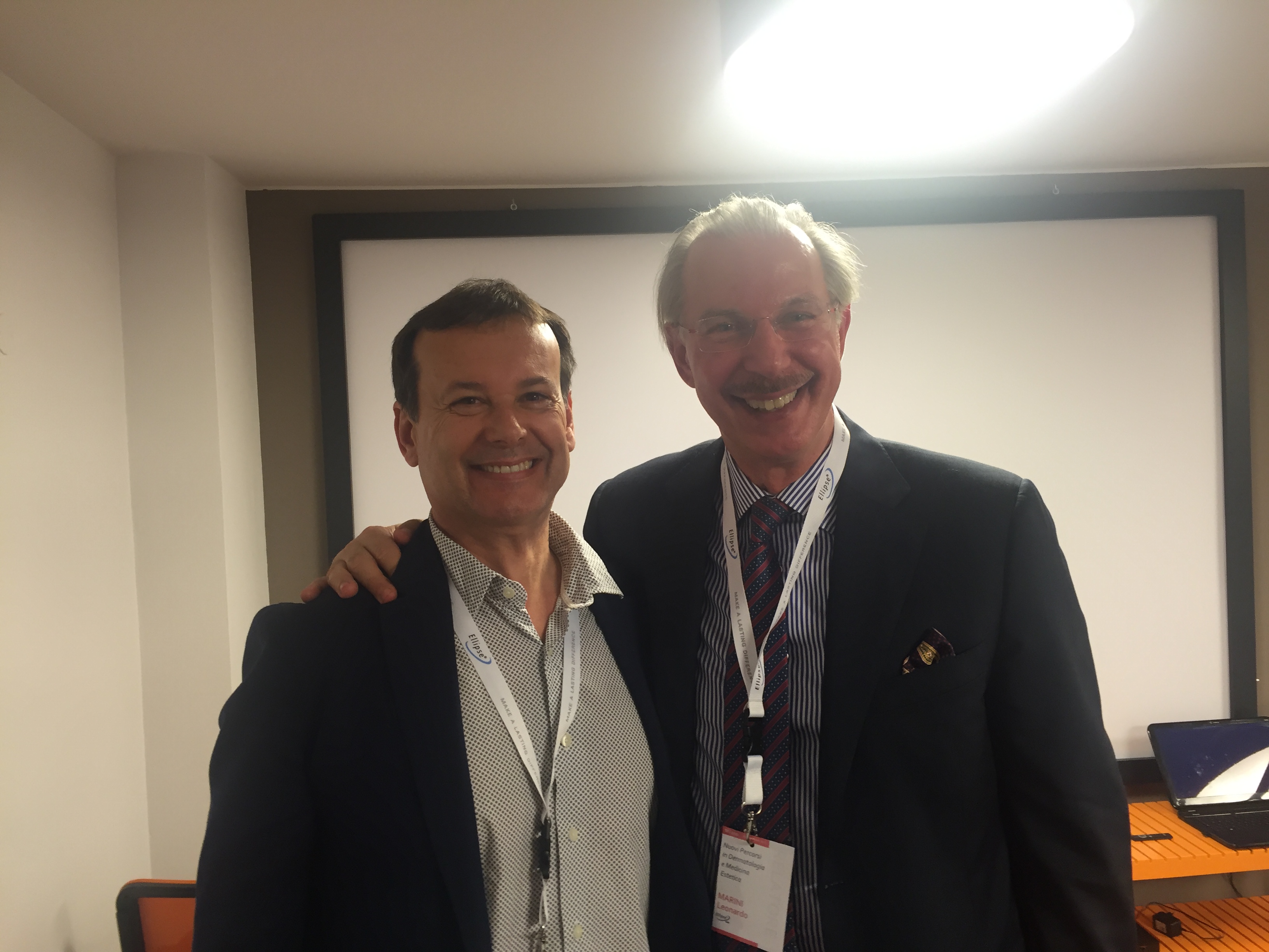 El Prof. Leonardo Marini y el Dr. Rafael Serena imparten el Nuovi percorsi in Dermatologia e Medicina Estetica en Milán